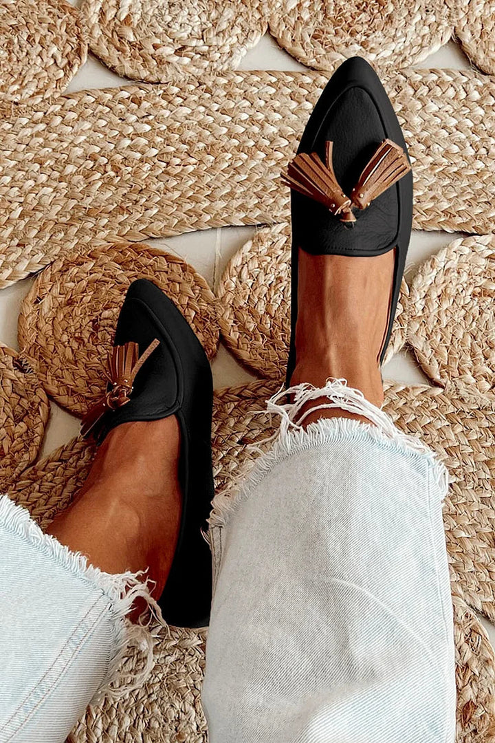 VERLAINE PARIS™- Mocassin à franges moderne