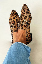 VERLAINE PARIS™- Mocassins Élégants Léopard