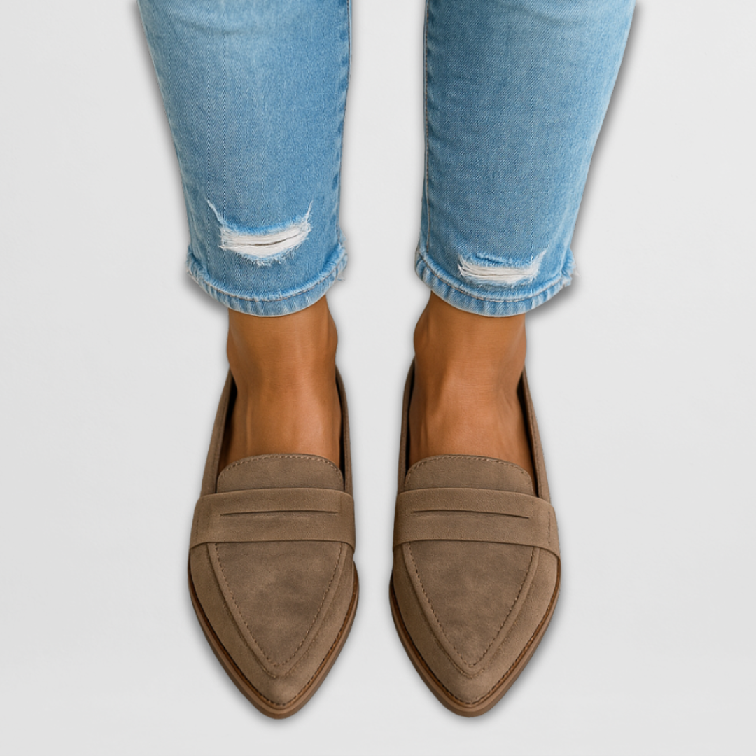 VERLAINE PARIS™ | Mocassins en Daim
