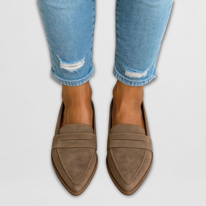 VERLAINE PARIS™ | Mocassins en Daim