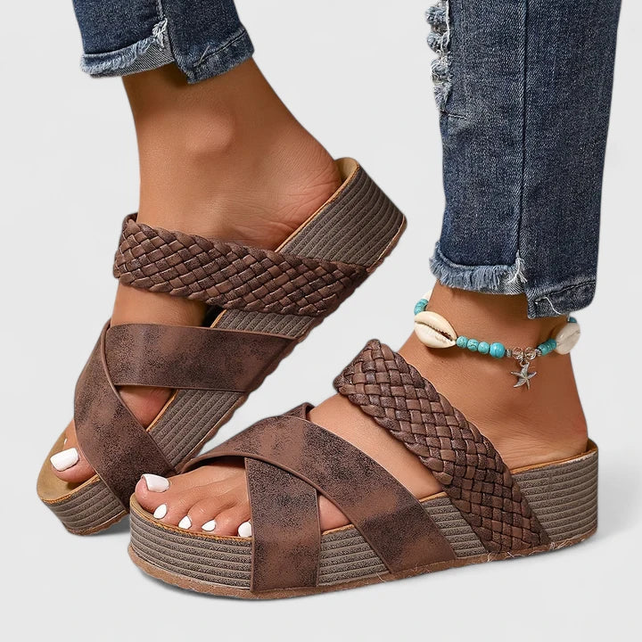 VERLAINE PARIS™- Sandales Orthopédiques Élégantes