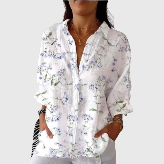 VERLAINE PARIS™ Blouse imprimée légère et colorée