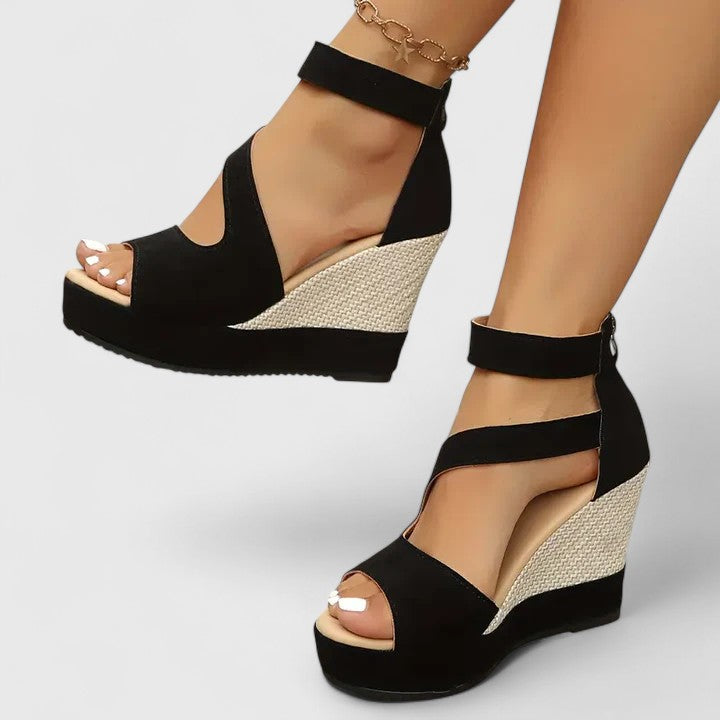 VERLAINE PARIS™- Sandales Orthopédiques à Talon Wedge