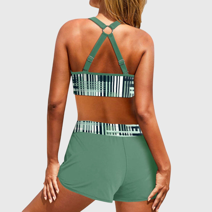 VERLAINE PARIS™- Bikini Taille Haute Côtelé