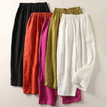 VERLAINE PARIS™ — Pantalon fluide en coton et lin