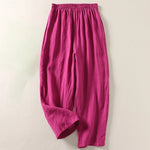 VERLAINE PARIS™ — Pantalon fluide en coton et lin
