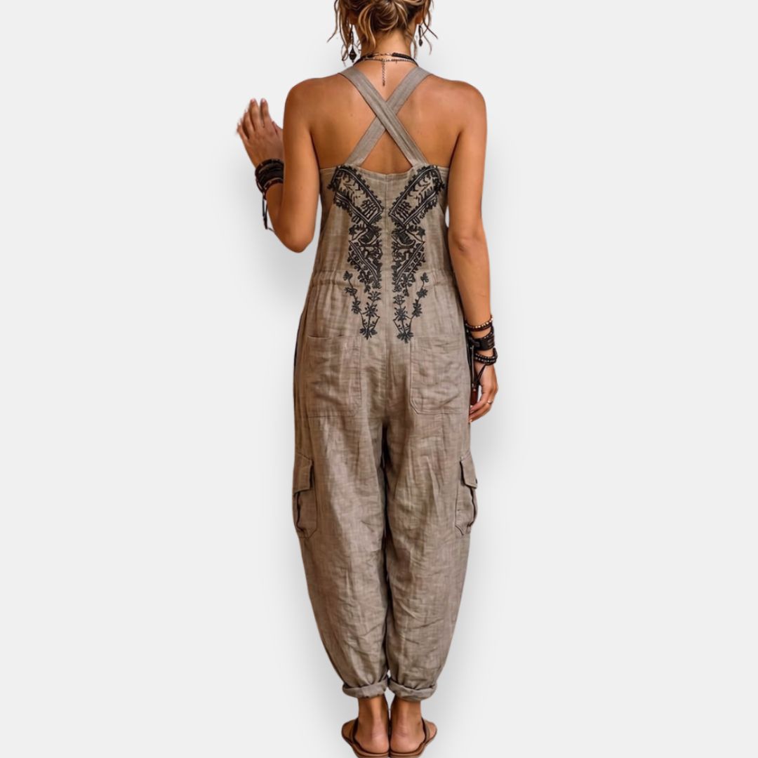 VERLAINE PARIS™| Combinaison bohème brodée