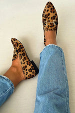 VERLAINE PARIS™- Mocassins Élégants Léopard