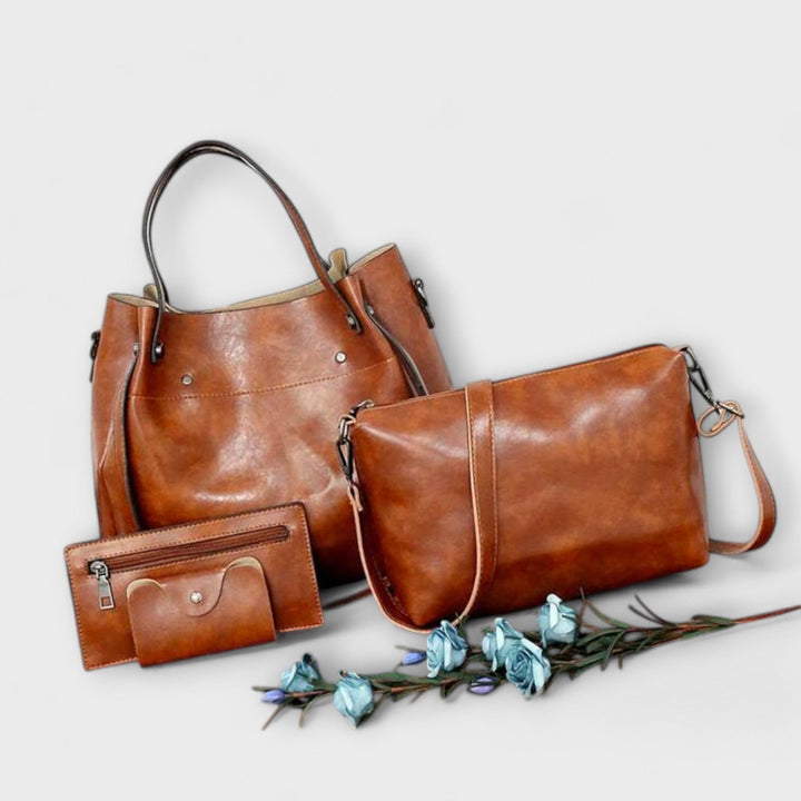 VERLAINE PARIS™- Ensemble de sacs vintage de 4 pièces