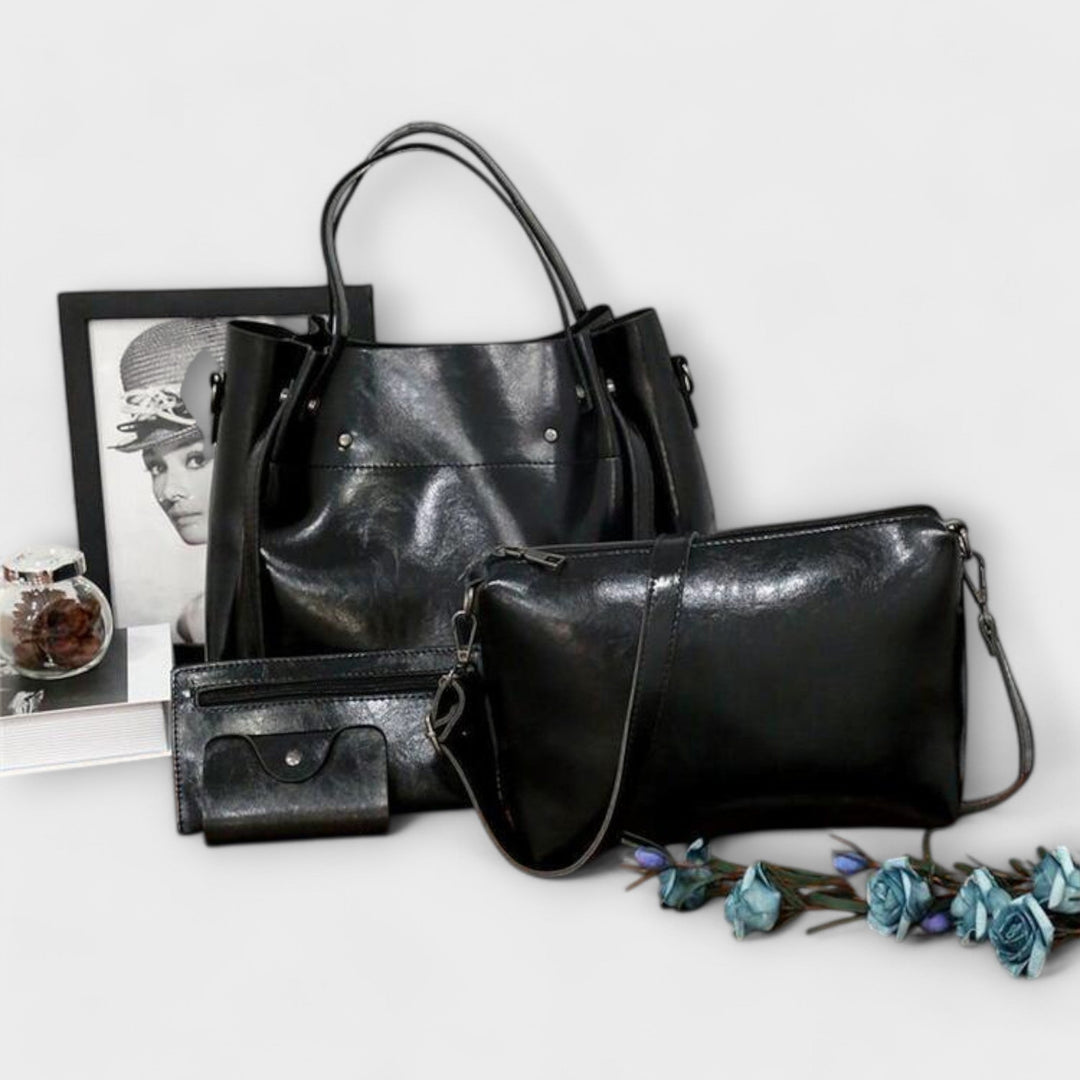 VERLAINE PARIS™- Ensemble de sacs vintage de 4 pièces
