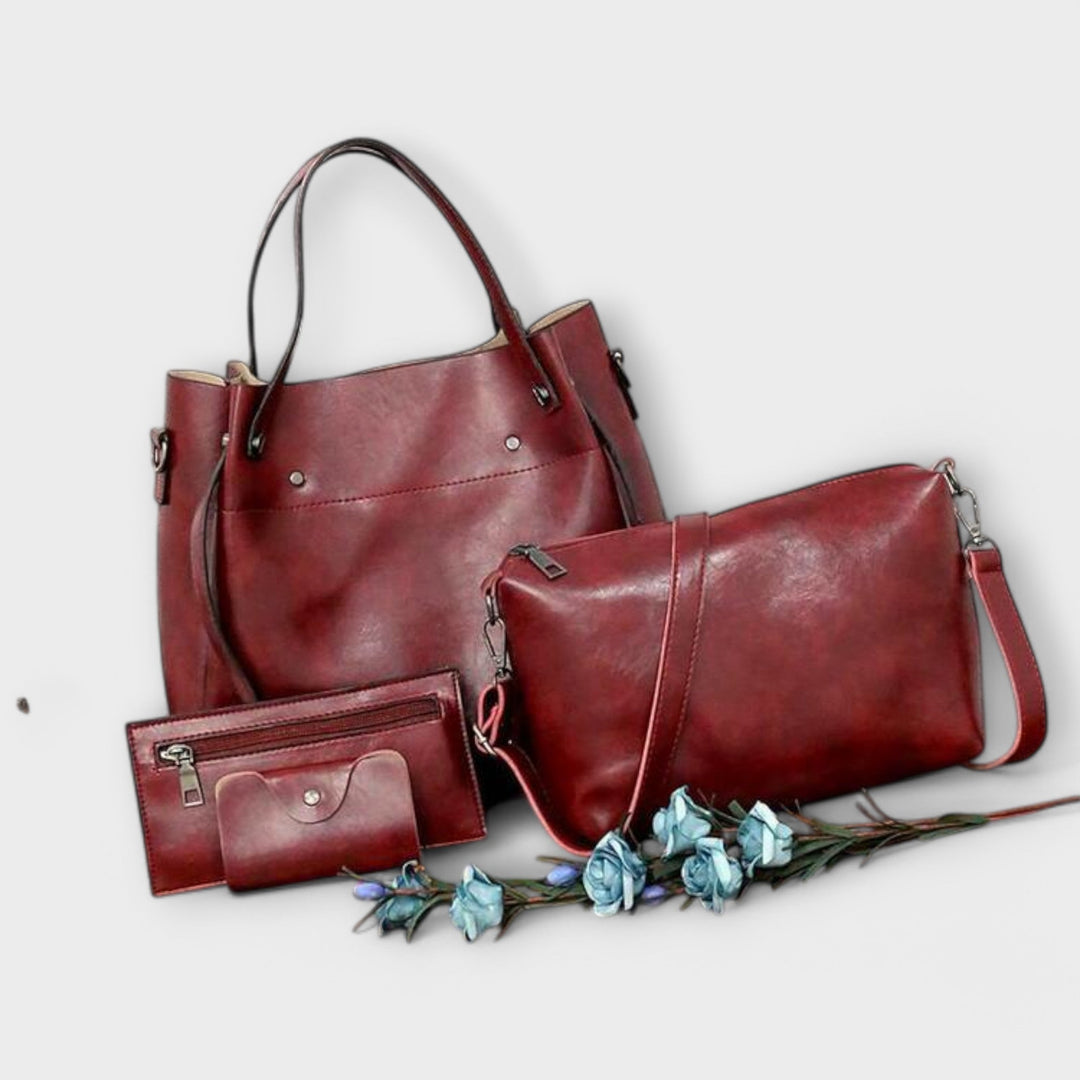 VERLAINE PARIS™- Ensemble de sacs vintage de 4 pièces