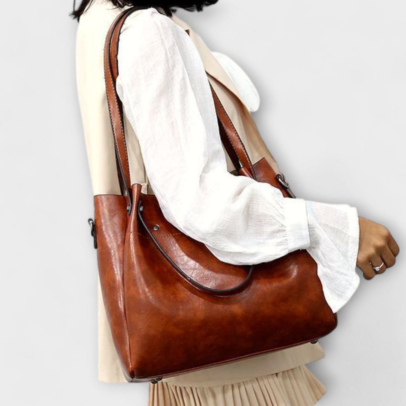 VERLAINE PARIS™- Ensemble de sacs vintage de 4 pièces