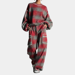 VERLAINE PARIS™| Ensemble Sweatshirt et Pantalon Color Block