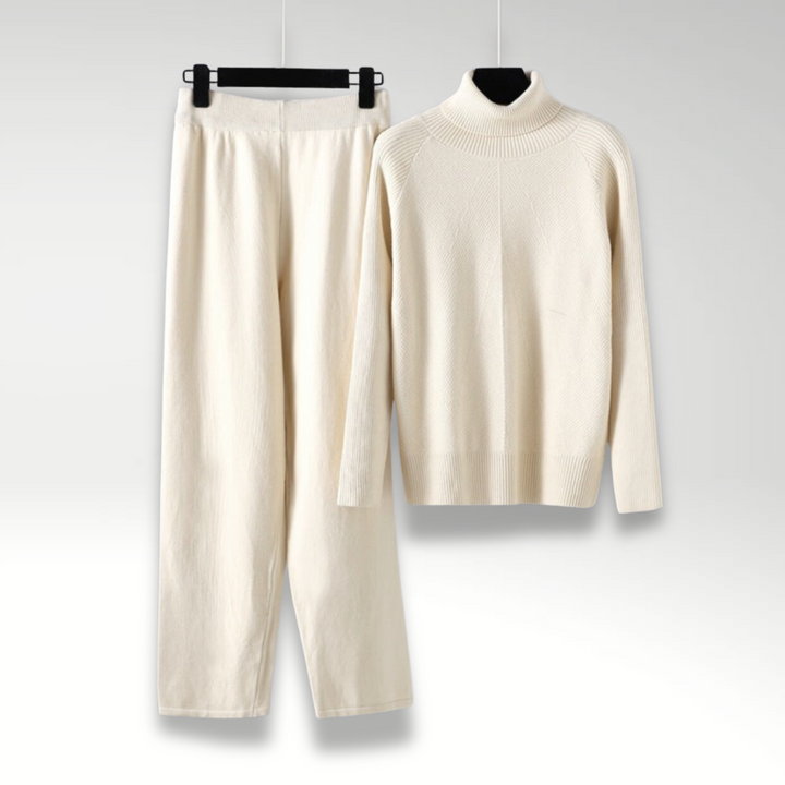 VERLAINE PARIS™ | Ensemble deux pièces Lounge en tricot torsadé
