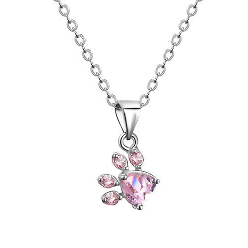 VERLAINE PARIS™ | Parure de bijoux 4 pièces avec patte et cœur en zirconia
