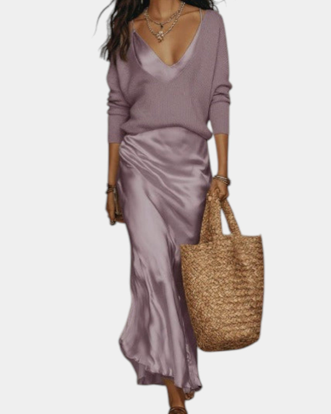 VERLAINE PARIS™| Robe avec blouse