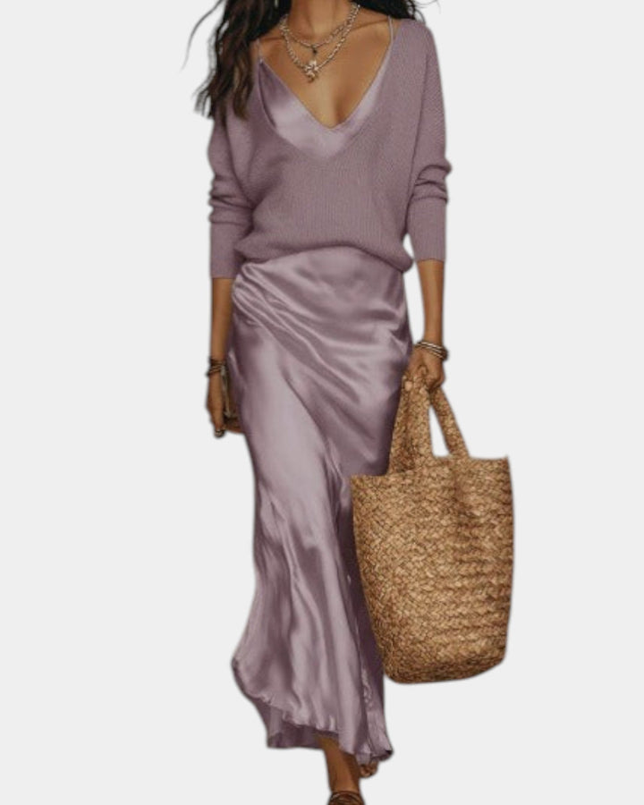 VERLAINE PARIS™| Robe avec blouse