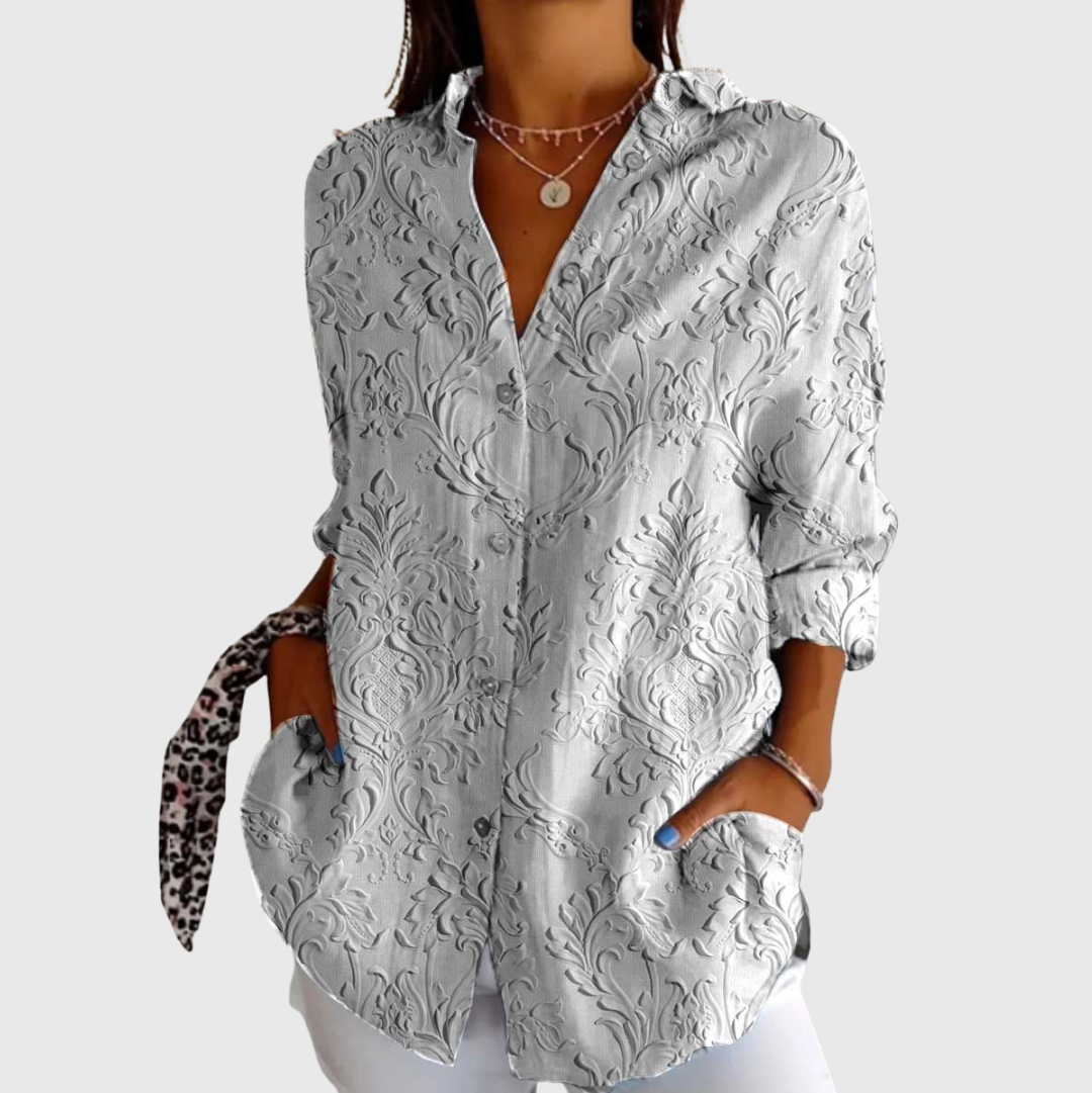 VERLAINE PARIS™ Blouse imprimée légère et colorée