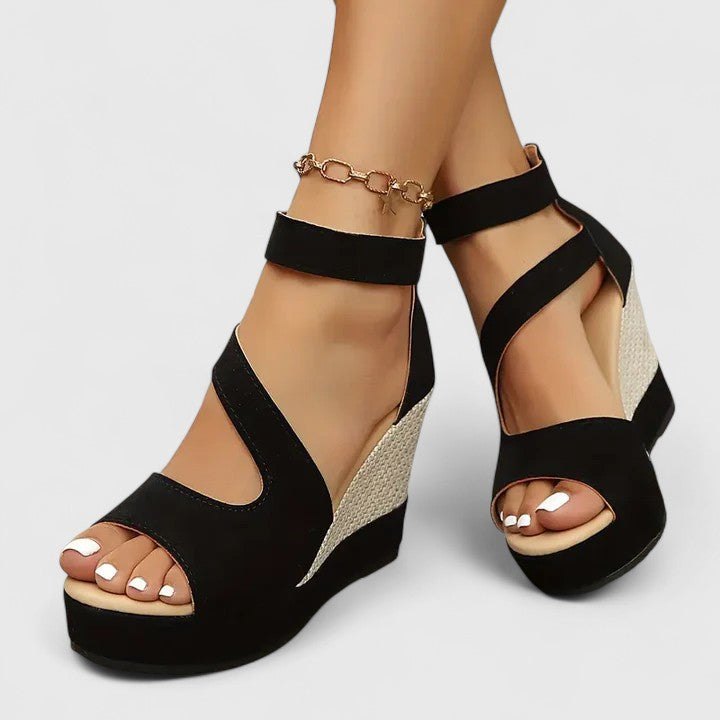VERLAINE PARIS™- Sandales Orthopédiques à Talon Wedge