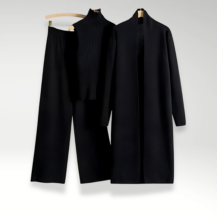 VERLAINE PARIS™ | Ensemble trois pièces en maille Luxe