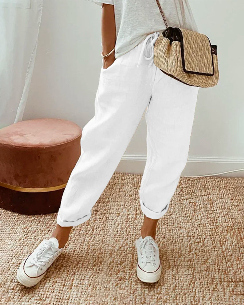 VERLAINE PARIS™ Pantalon Fluide Confort Élégant