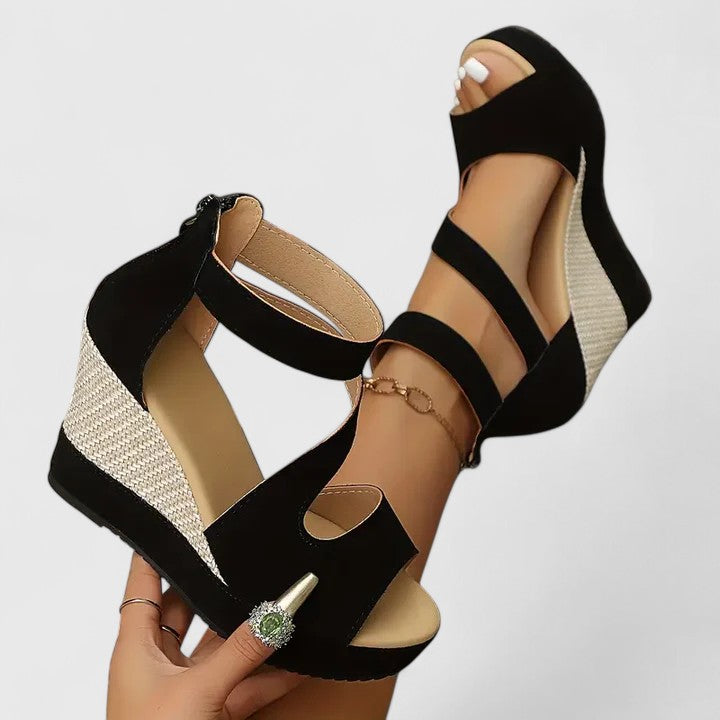 VERLAINE PARIS™- Sandales Orthopédiques à Talon Wedge