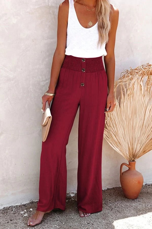 VERLAINE PARIS™- Pantalon Taille Haute Détendu