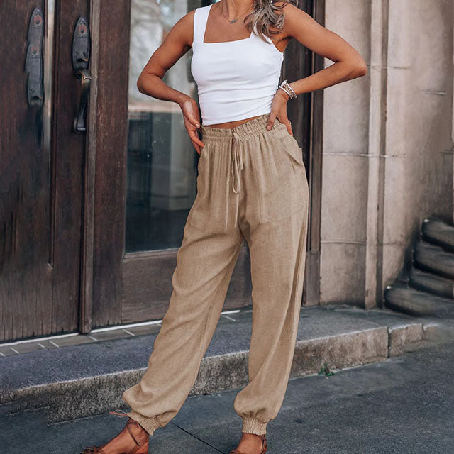 VERLAINE PARIS™– Pantalons Élegants à Cordon