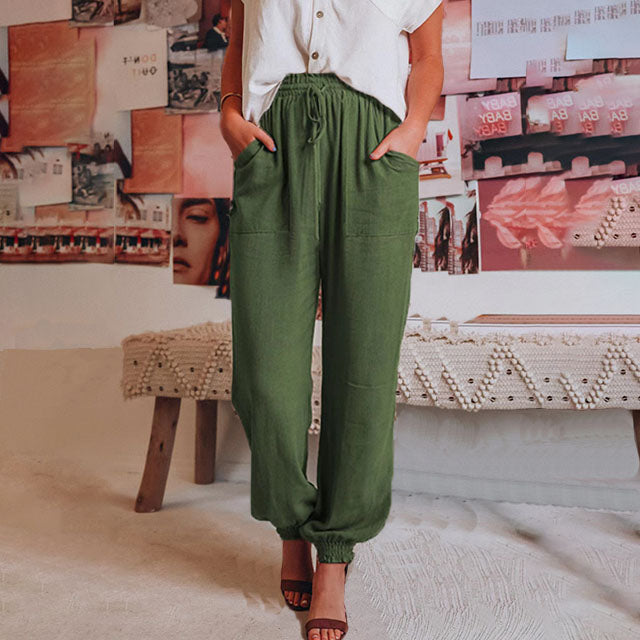 VERLAINE PARIS™– Pantalons Élegants à Cordon