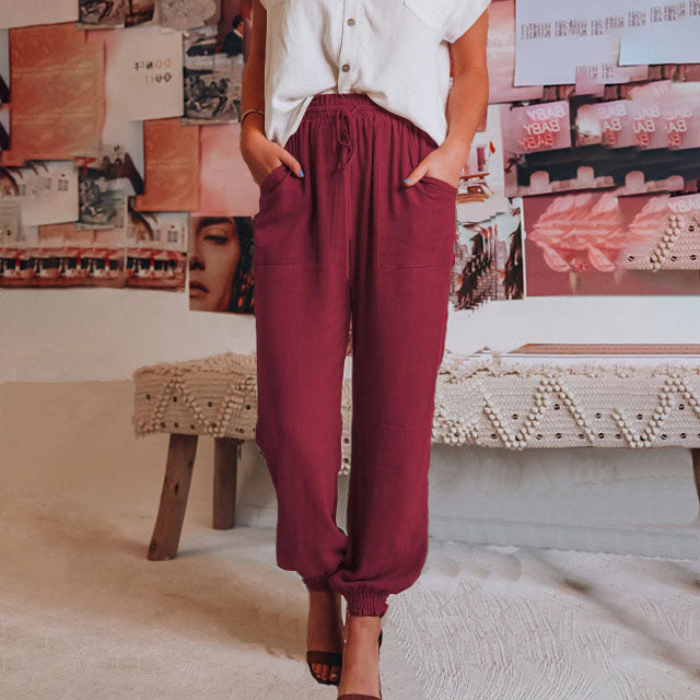 VERLAINE PARIS™– Pantalons Élegants à Cordon