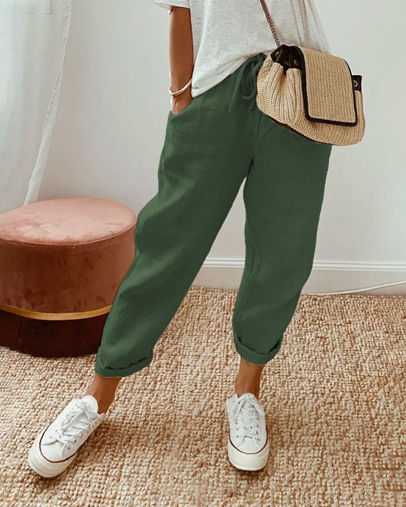 VERLAINE PARIS™ Pantalon Fluide Confort Élégant