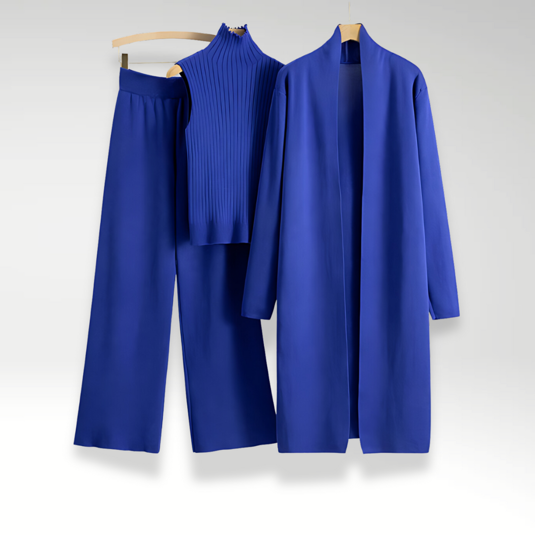 VERLAINE PARIS™ | Ensemble trois pièces en maille Luxe