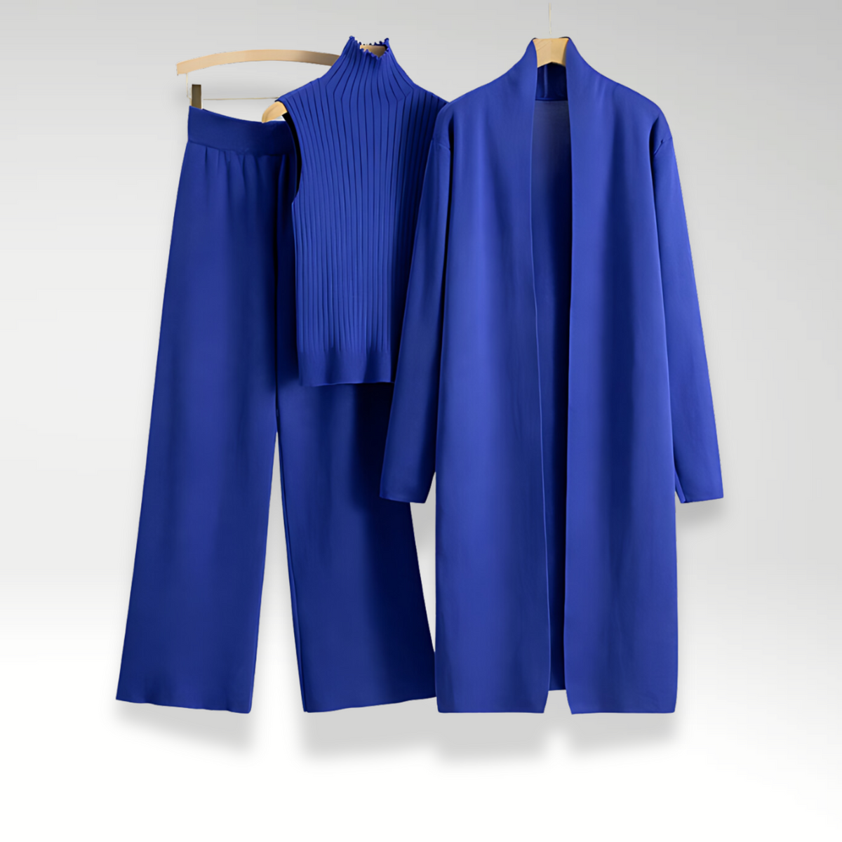 VERLAINE PARIS™ | Ensemble trois pièces en maille Luxe