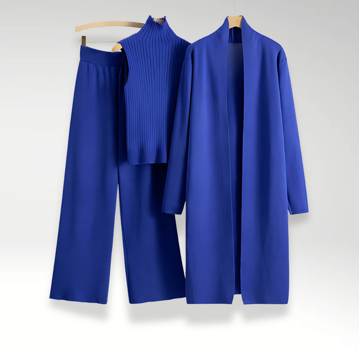 VERLAINE PARIS™ | Ensemble trois pièces en maille Luxe