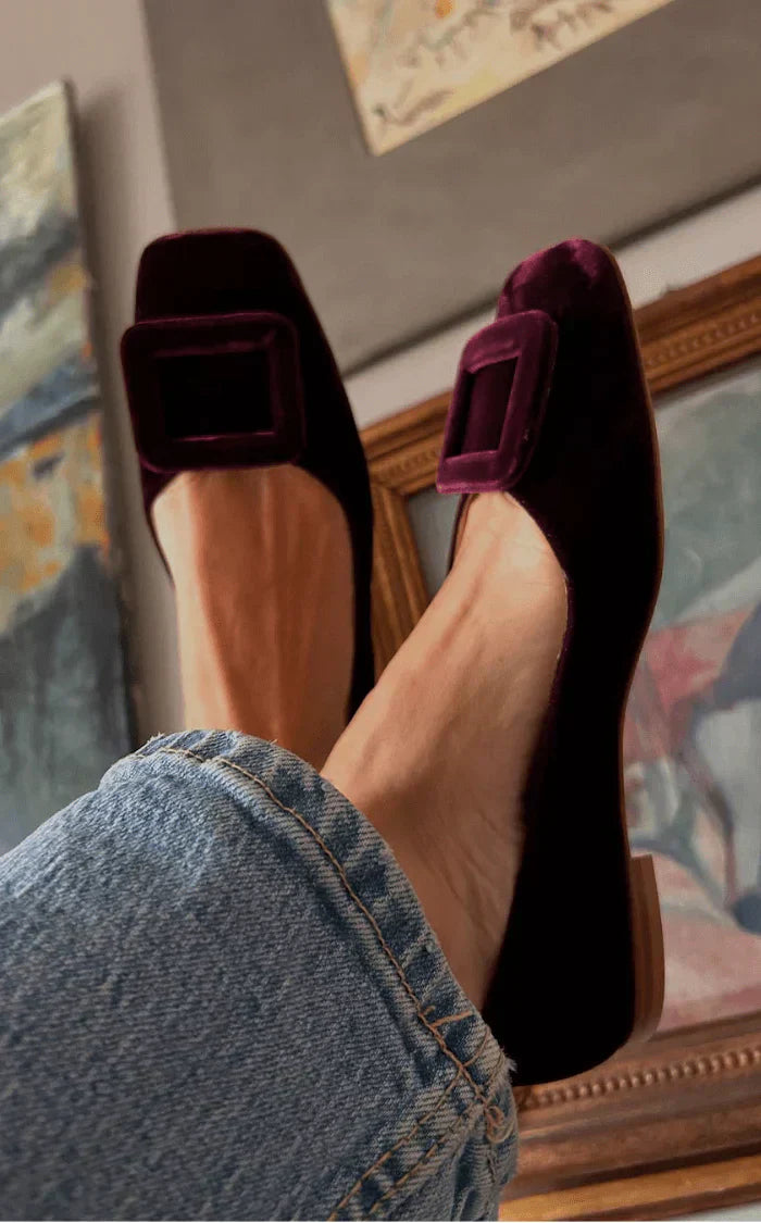 VERLAINE PARIS™ | Mocassins en Suède au Design
