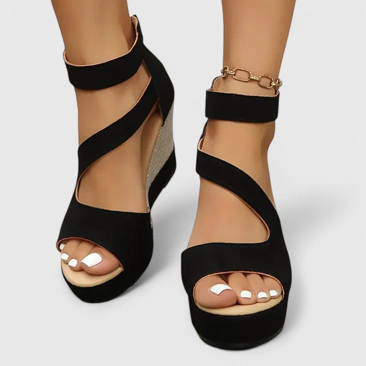 VERLAINE PARIS™- Sandales Orthopédiques à Talon Wedge