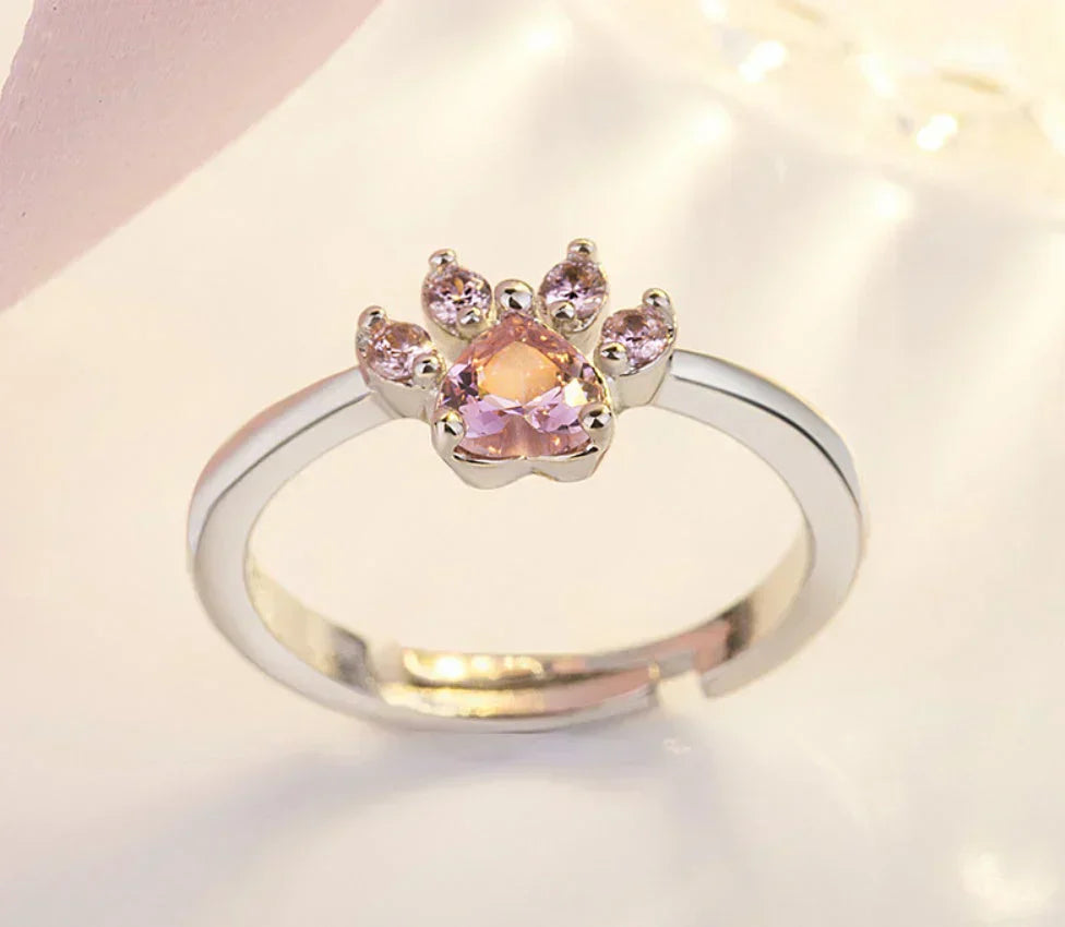 VERLAINE PARIS™ | Parure de bijoux 4 pièces avec patte et cœur en zirconia
