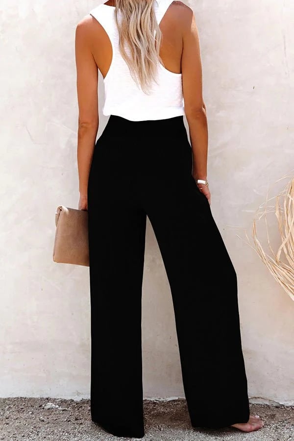 VERLAINE PARIS™- Pantalon Taille Haute Détendu