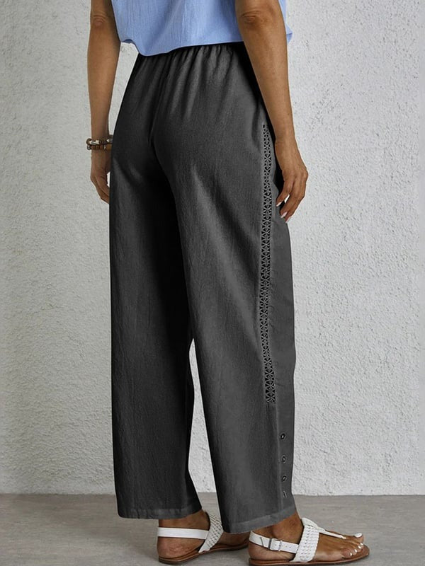 VERLAINE PARIS™- Pantalons Détendus à Boutons