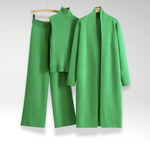 VERLAINE PARIS™ | Ensemble trois pièces en maille Luxe