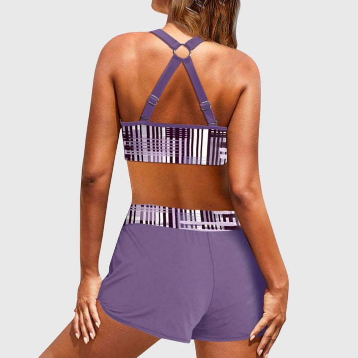 VERLAINE PARIS™- Bikini Taille Haute Côtelé