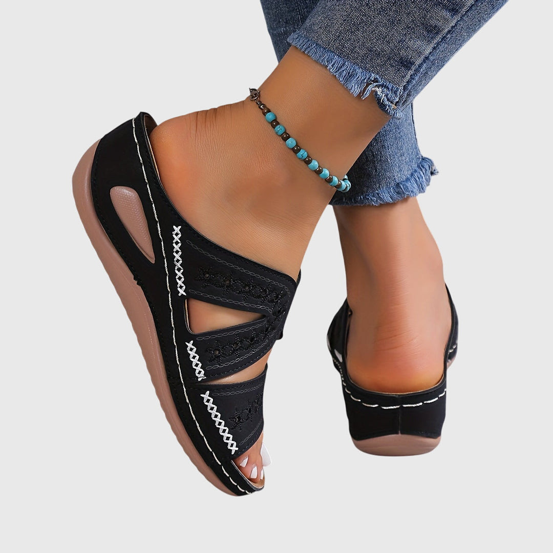 VERLAINE PARIS™- Sandales Orthopédiques Élégantes