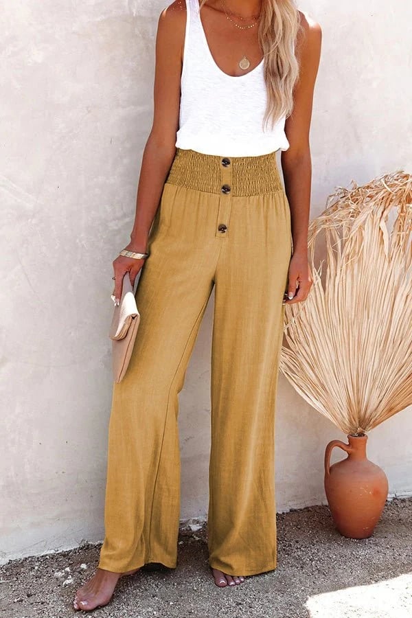VERLAINE PARIS™- Pantalon Taille Haute Détendu