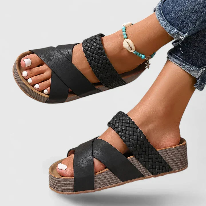 VERLAINE PARIS™- Sandales Orthopédiques Élégantes