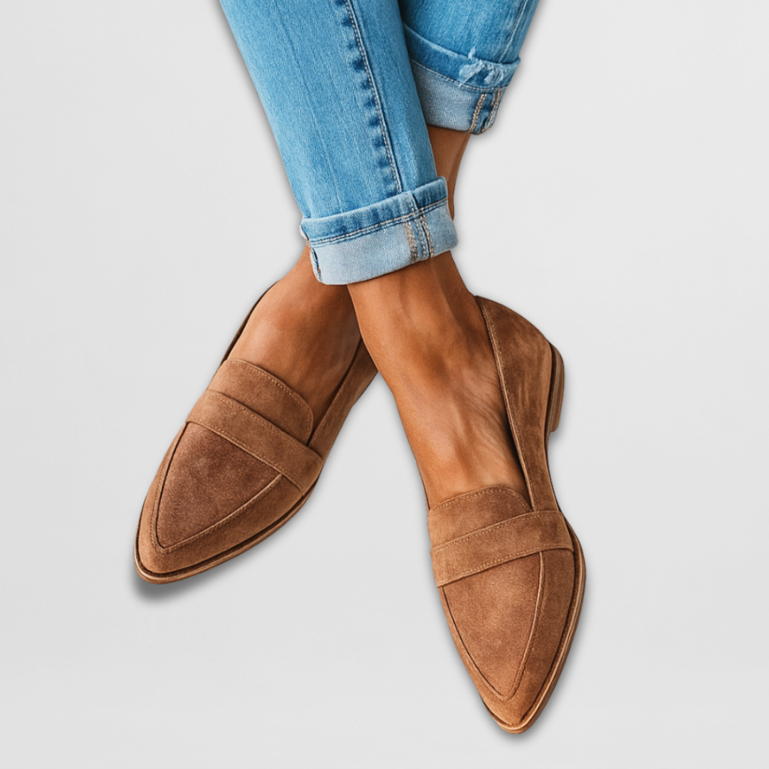 VERLAINE PARIS™ | Mocassins en Daim