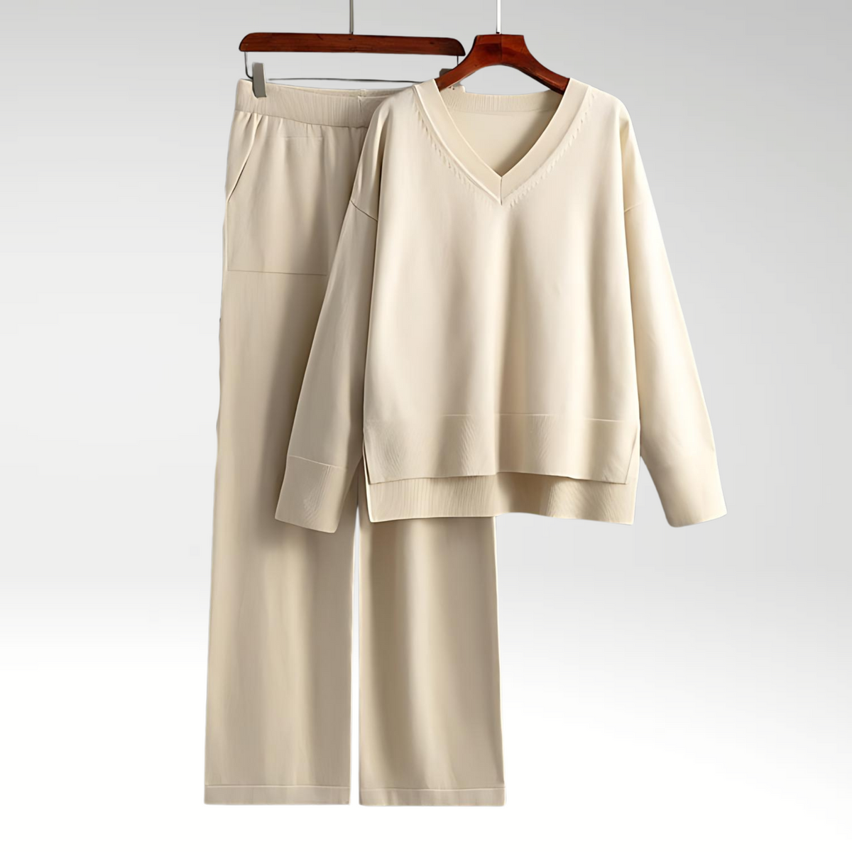 VERLAINE PARIS™| Luxe Ensemble deux pièces col V
