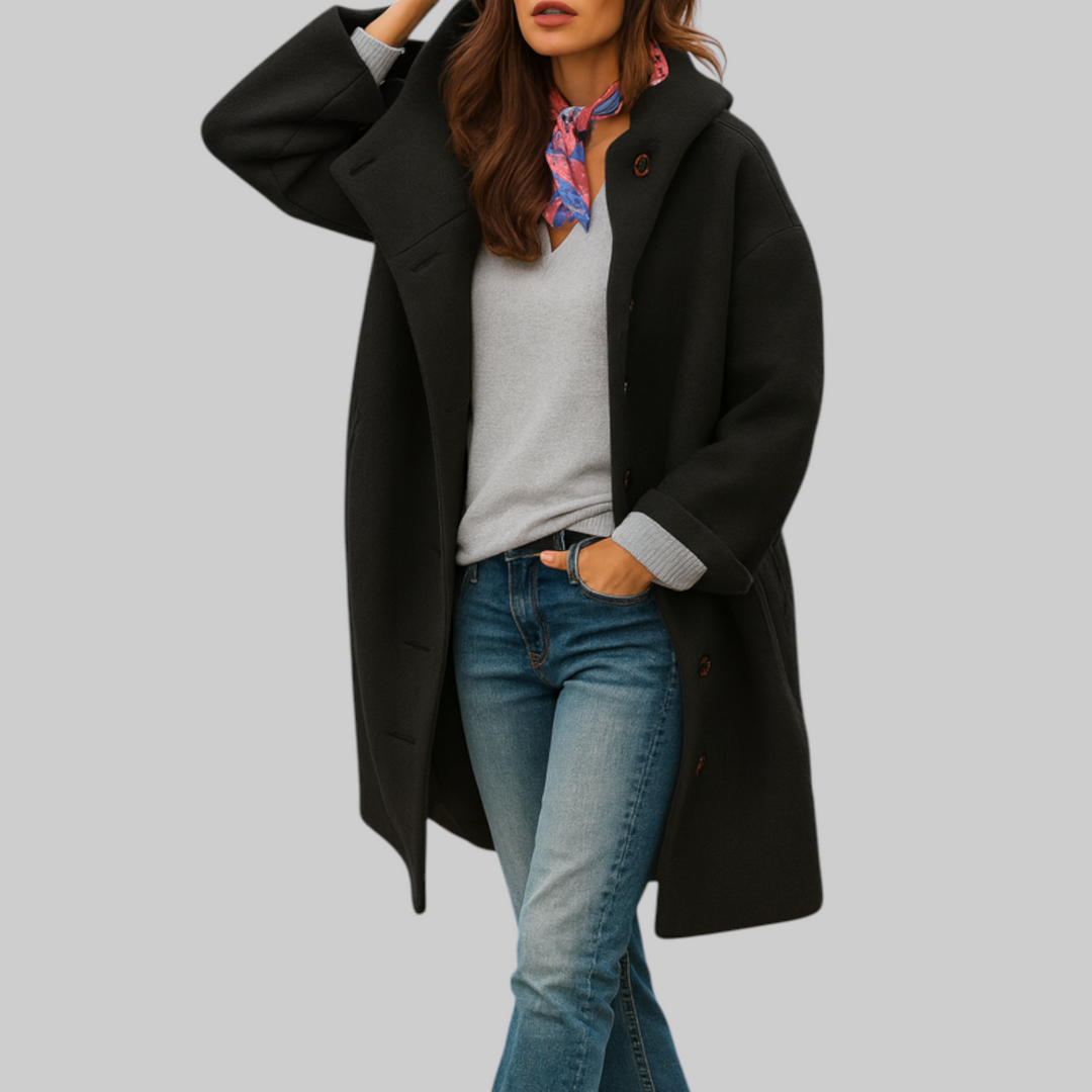 VERLAINE PARIS™| manteau quotidien, de longueur moyenne et confortable