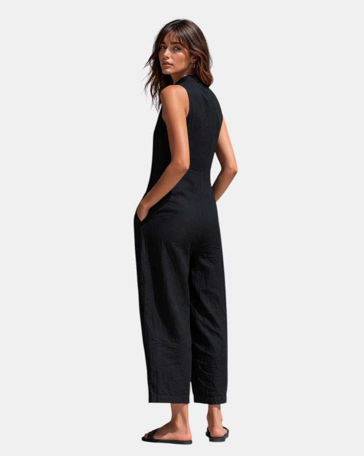 VERLAINE PARIS™| Combinaison élégante sans manches
