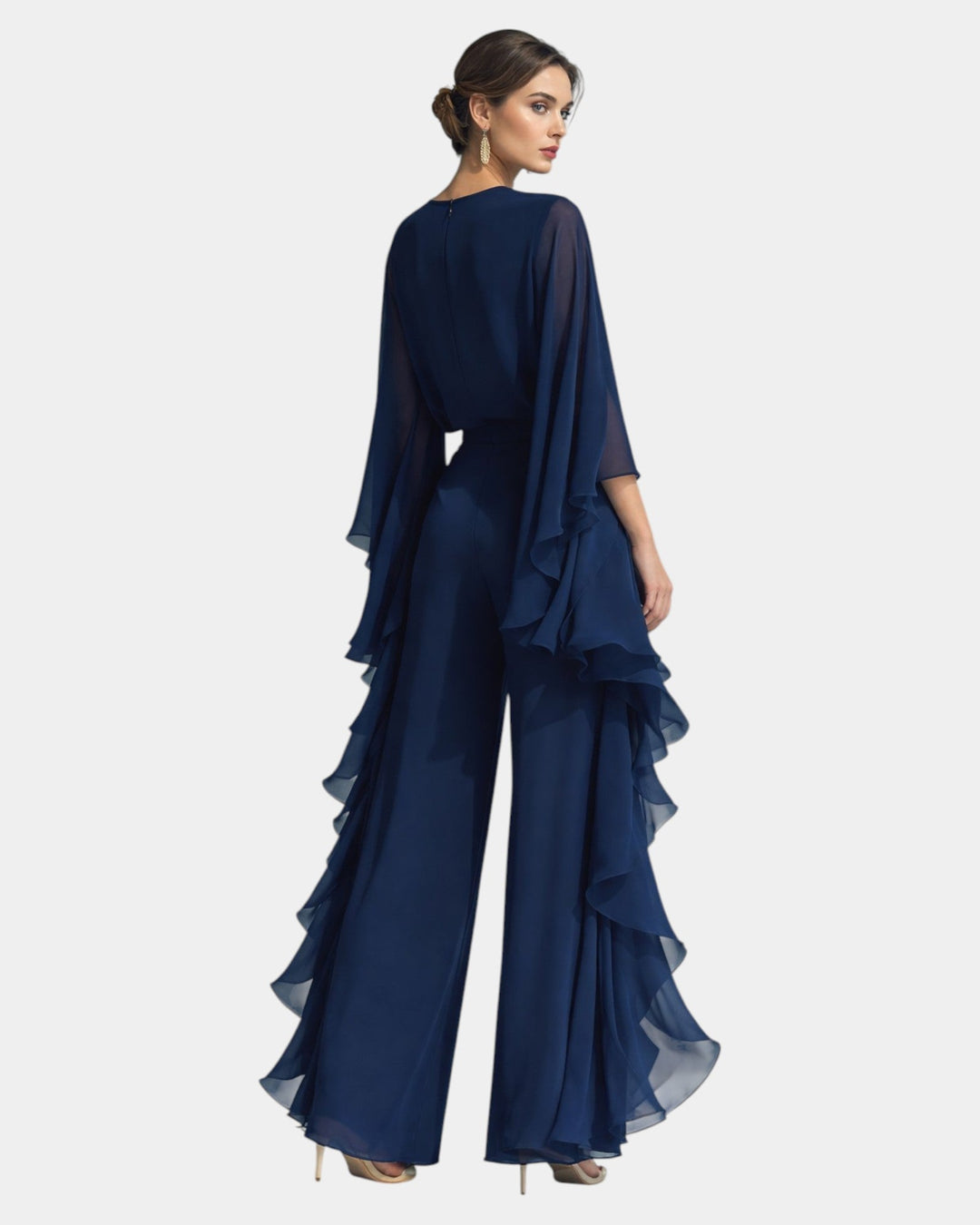 VERLAINE PARIS™| Ensemble élégant en chiffon à volants