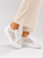 VERLAINE PARIS™ | Baskets en Dentelle Florale